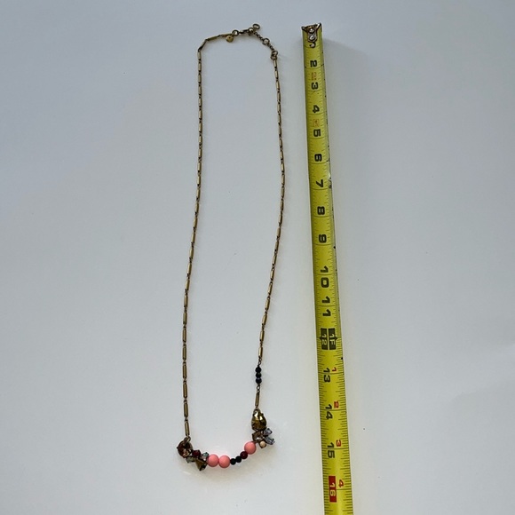 J Crew Long Gold Necklace - Picture 1 of 5